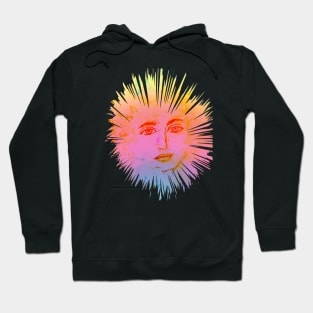 Rainbow Face Burst Hoodie